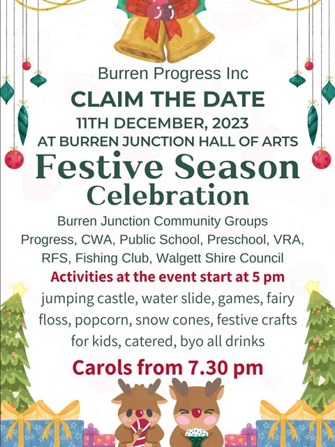 Burren Junction Festive Season Celebration Lightning Ridge Region