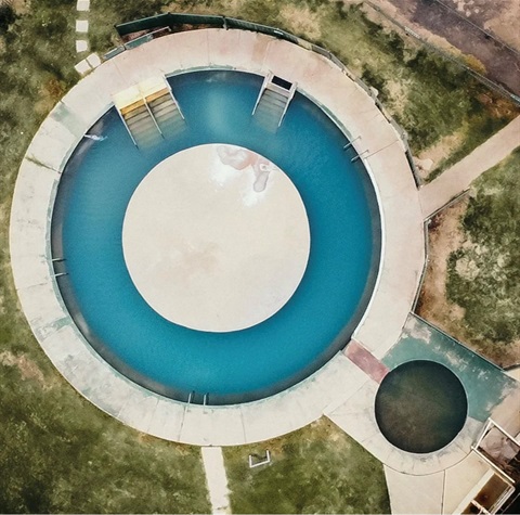 Aerial View Burren Junction Bore Baths