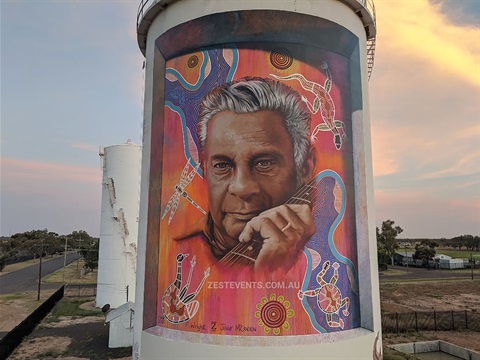 Jimmy Little Water Tower Walgett